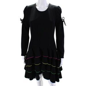 Viva Aviva Womens Adora Dress Black Size 6 11115719